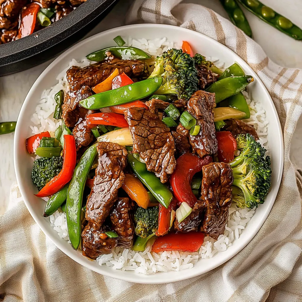 Veggie-Packed Flank Steak Stir Fry