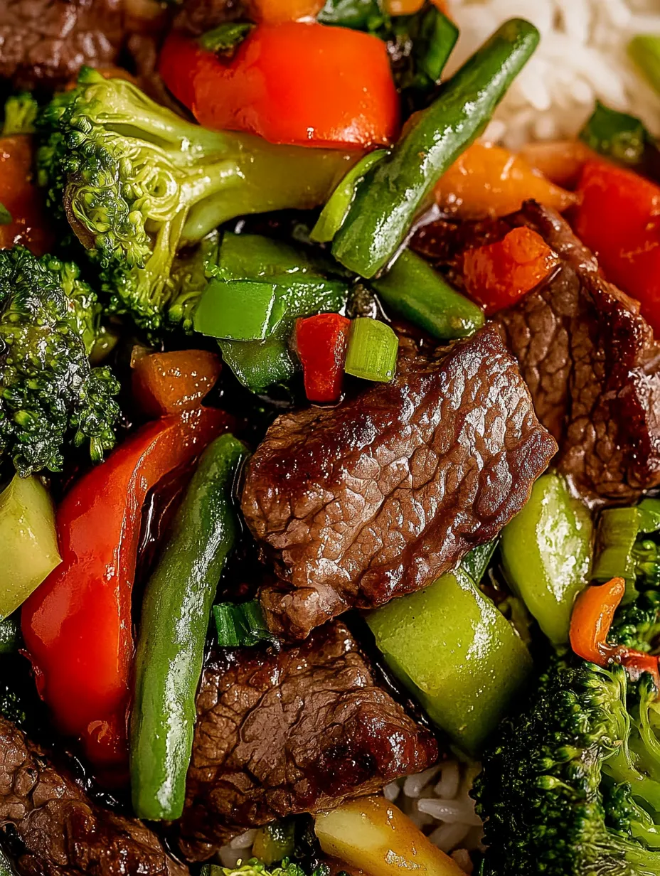 Savory Flank Steak & Vegetable Stir-Fry
