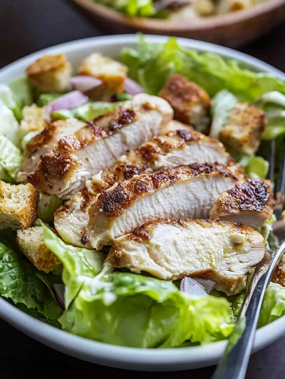 Crisp & Savory Lemon Parmesan Chicken Salad