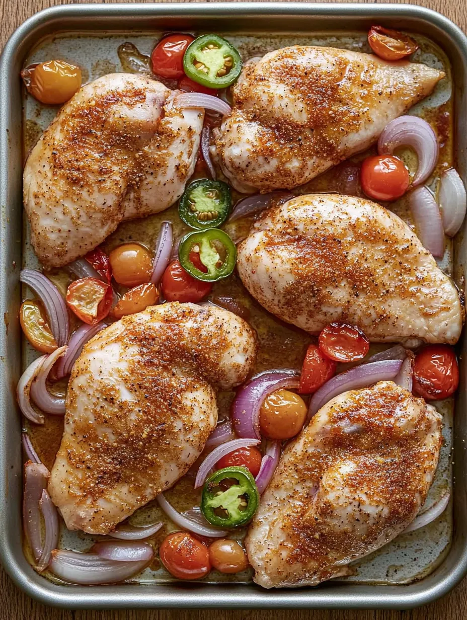 One-Pan Roasted Salsa Chicken
