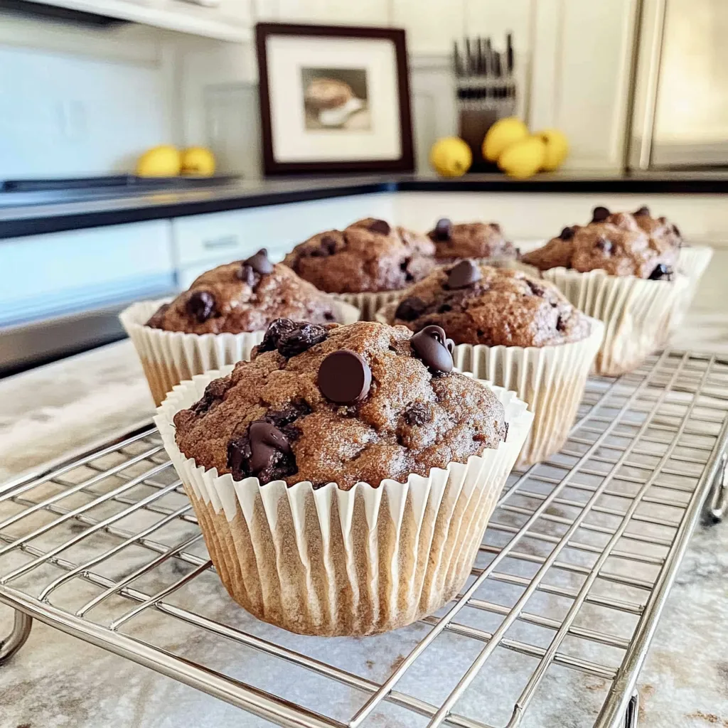 Chocolate Chip Espresso Muffins