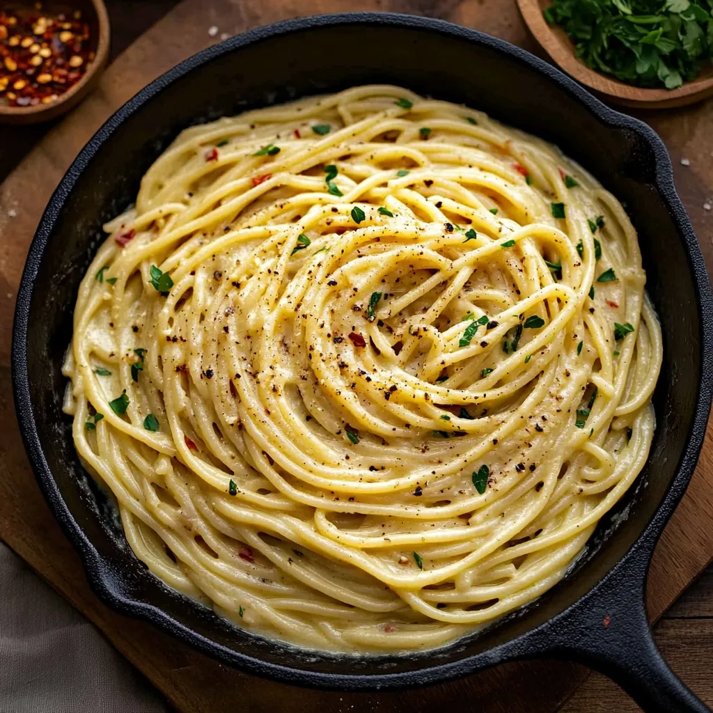 Garlic Butter Bucatini