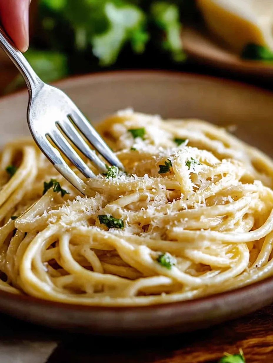 Rich and Buttery Garlic Bucatini