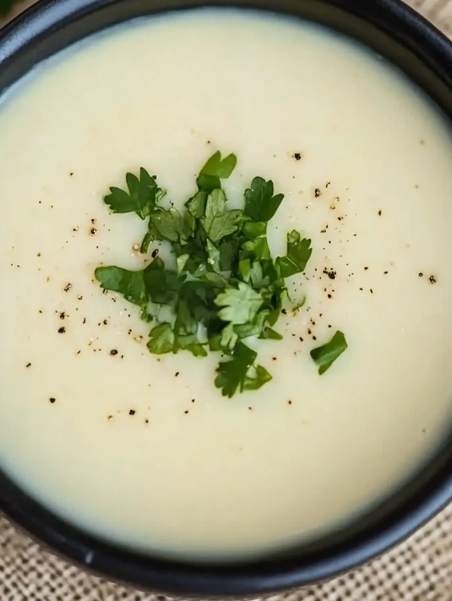 Velvety Cream of Leek Soup