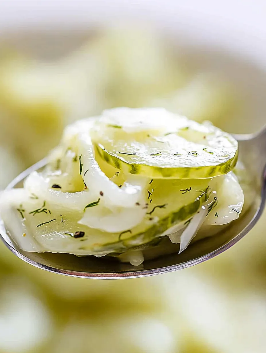 Creamy Bavarian-Style Cucumber Salad