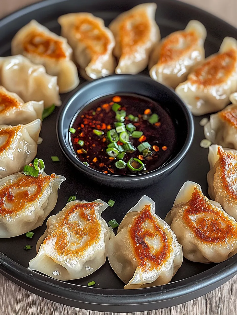 Crispy Pan-Fried Chicken Potstickers