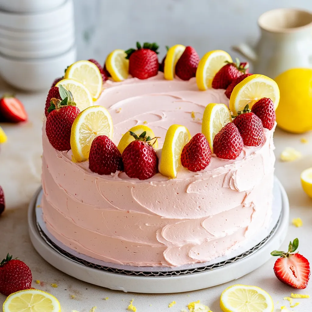Strawberry Lemon Cake