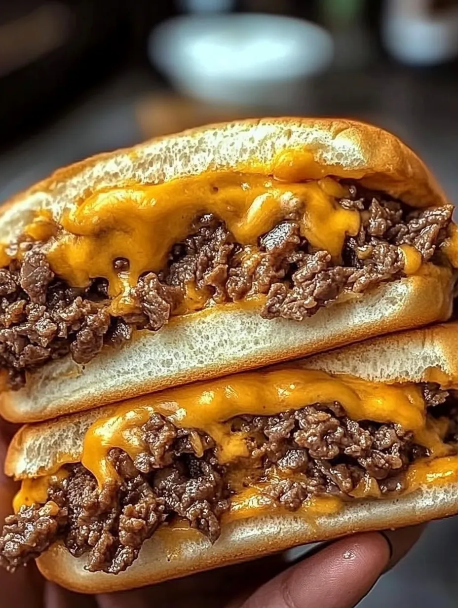 Cheesy Philly Cheesesteak Sloppy Joes
