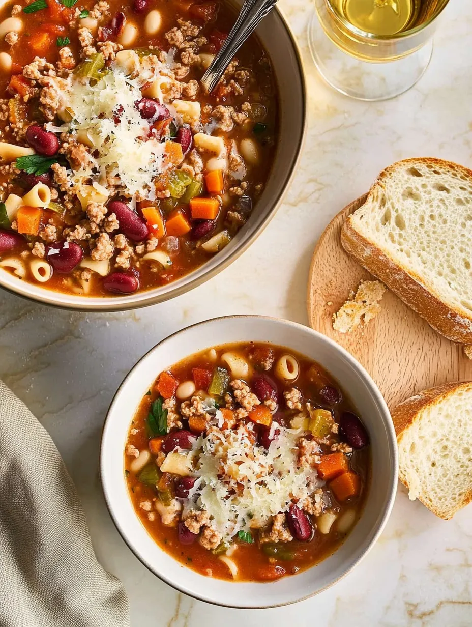 Hearty Olive Garden-Style Pasta e Fagioli
