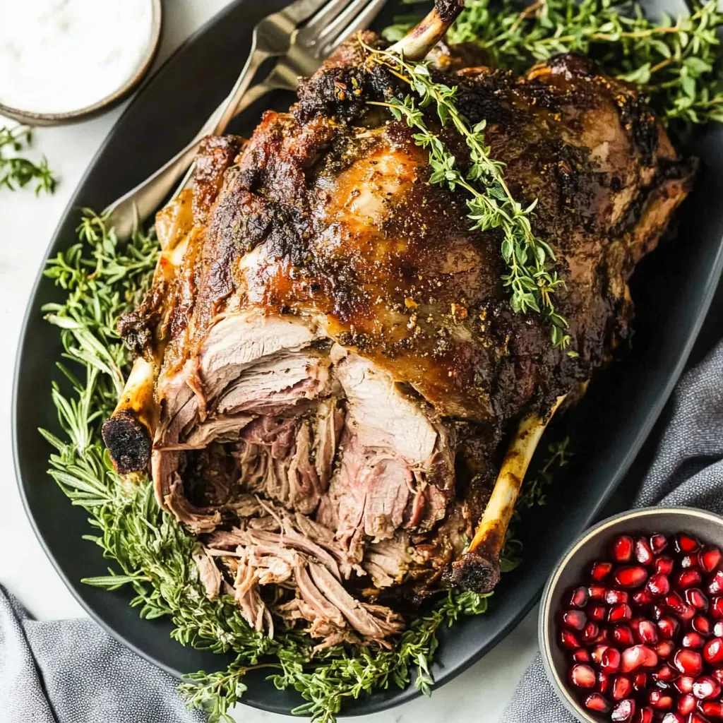 Slow Roasted Leg of Lamb