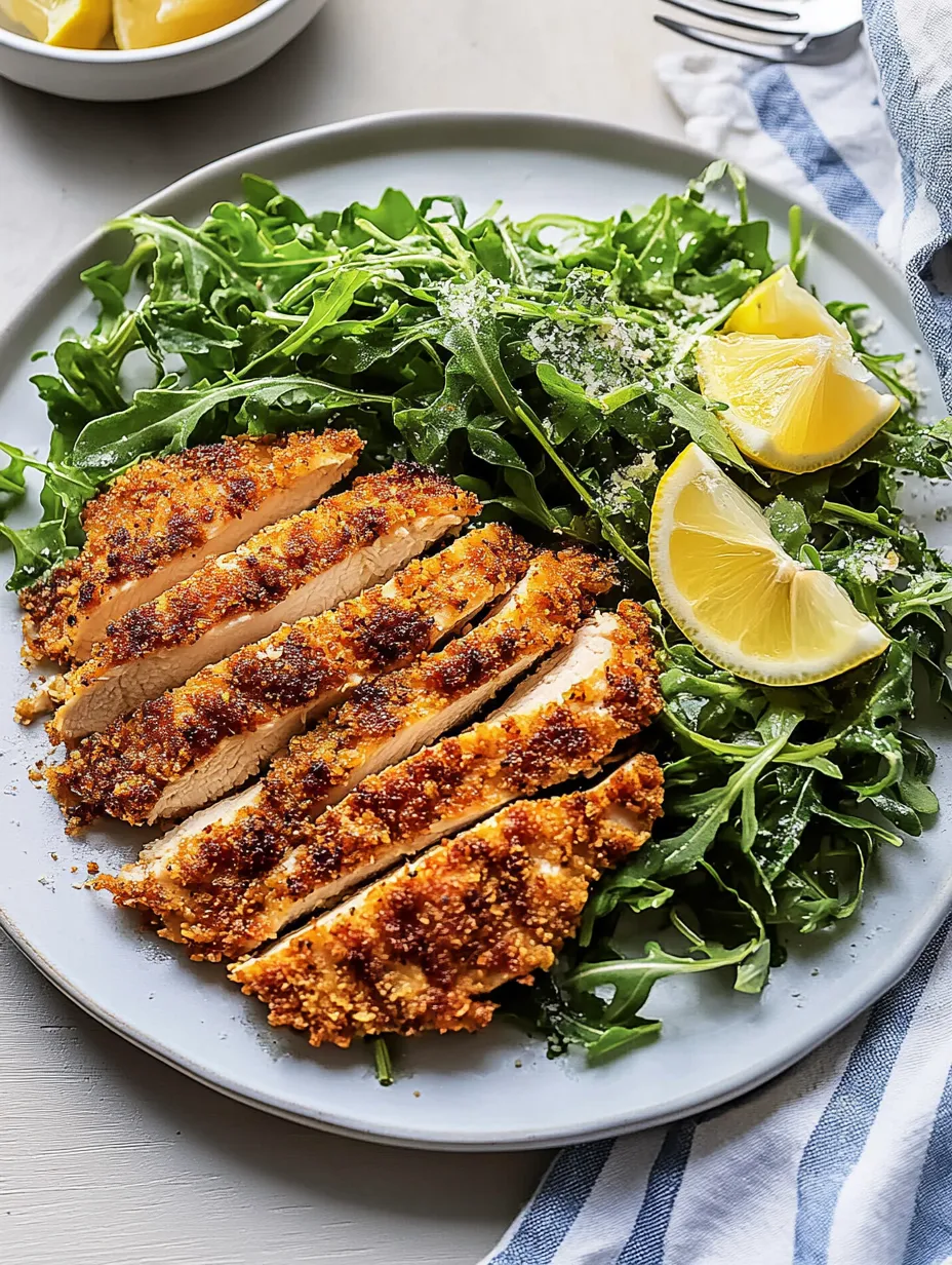 Golden Breaded Chicken Milanese Cutlets