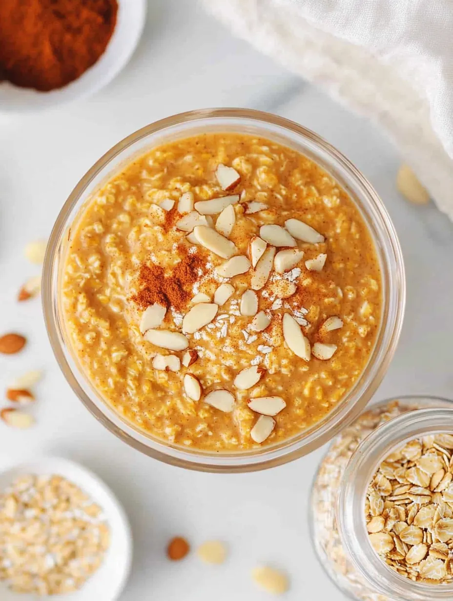 Creamy Pumpkin Spice Overnight Oats