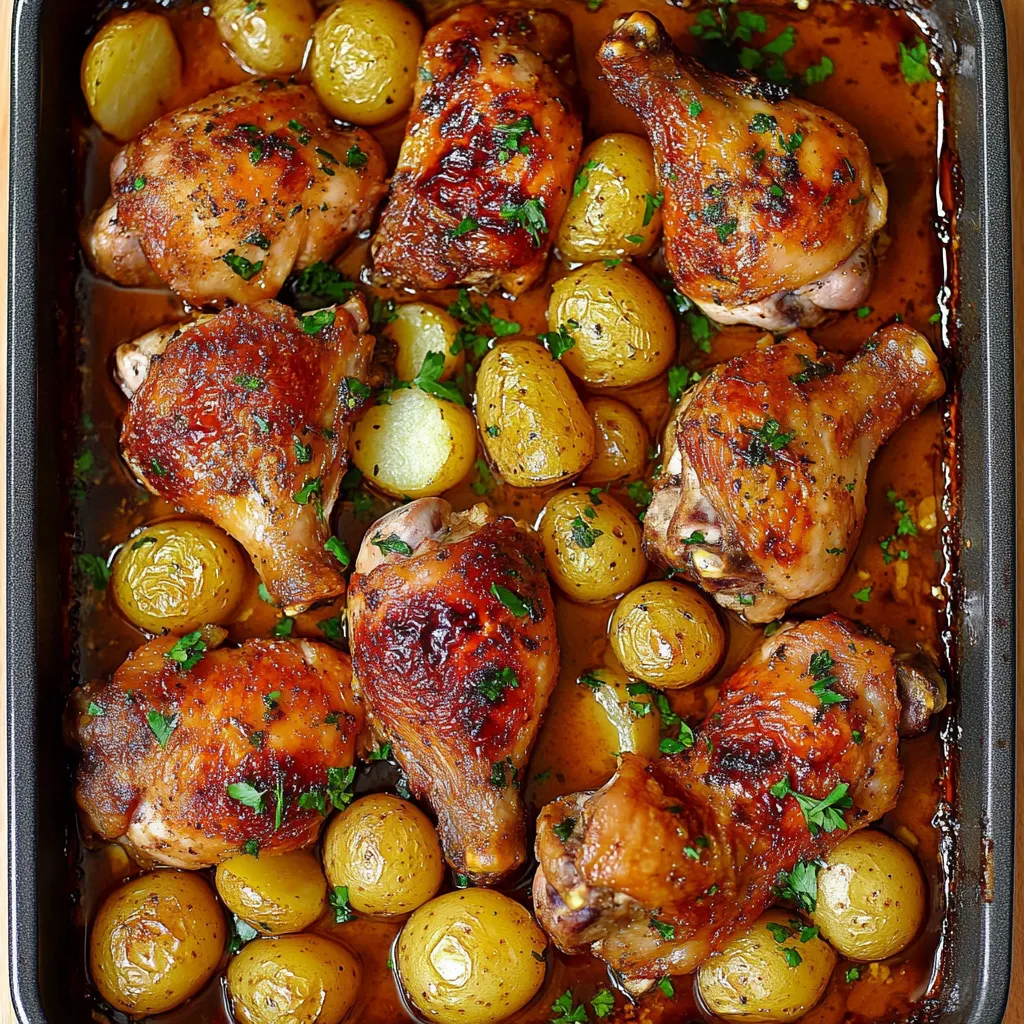 One Pan Chicken And Potatoes