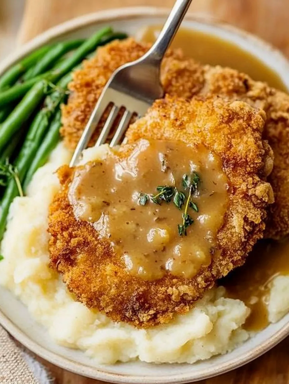 Crispy Southern Country Fried Chicken