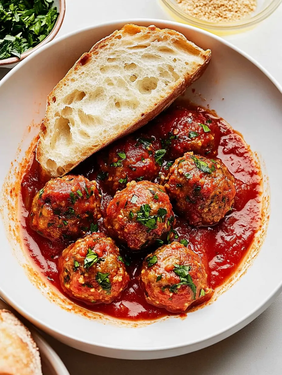 Savory Homemade Italian Meatballs