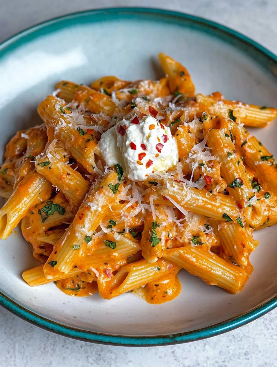 Simple and Creamy Tomato Garlic Pasta