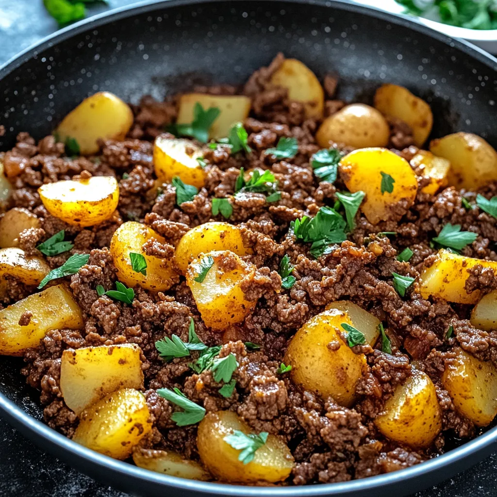 Ground Beef and Potatoes