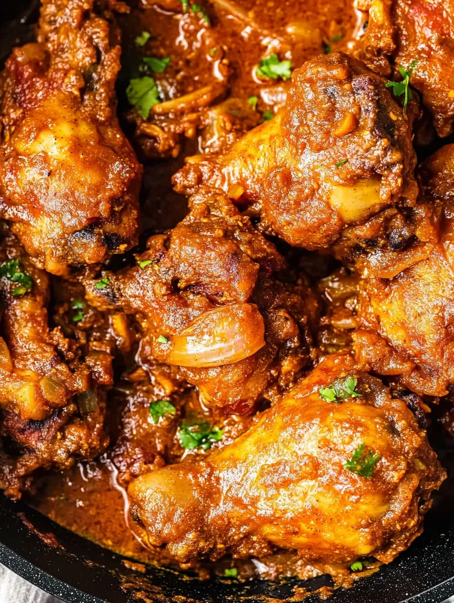 Rich and Spiced Congolese Moambe Chicken