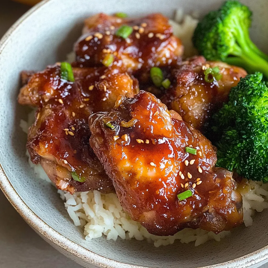 Easy Soy Garlic Chicken Thighs