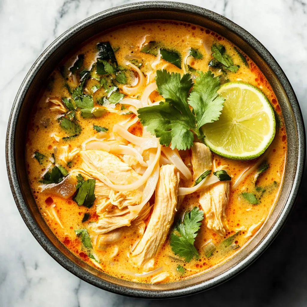 Easy Thai Chicken Curry Soup