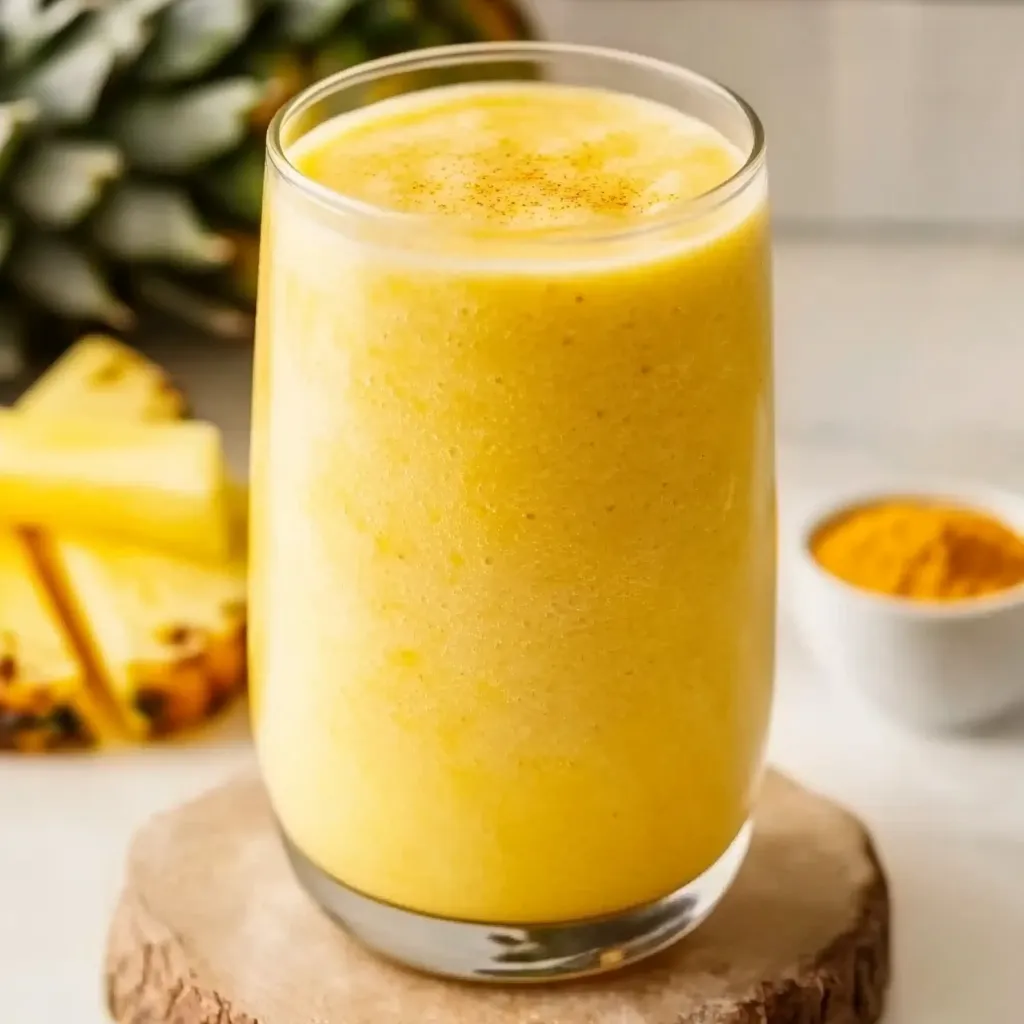 Protein Pineapple Turmeric Smoothie Recipe