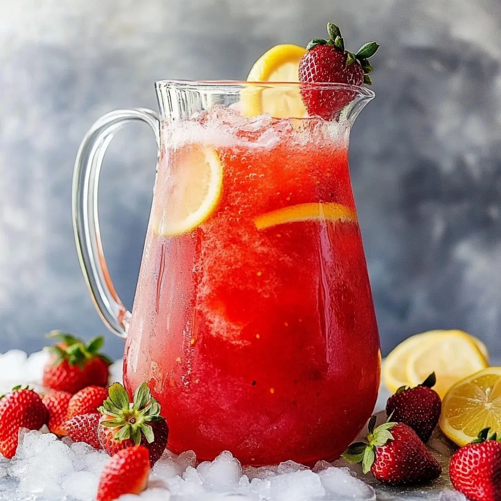 Strawberry Lemonade Margaritas