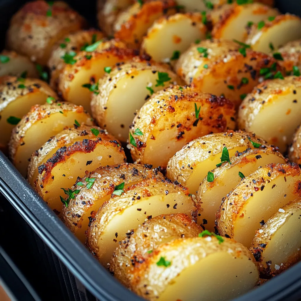 Air Fryer Sliced Potatoes