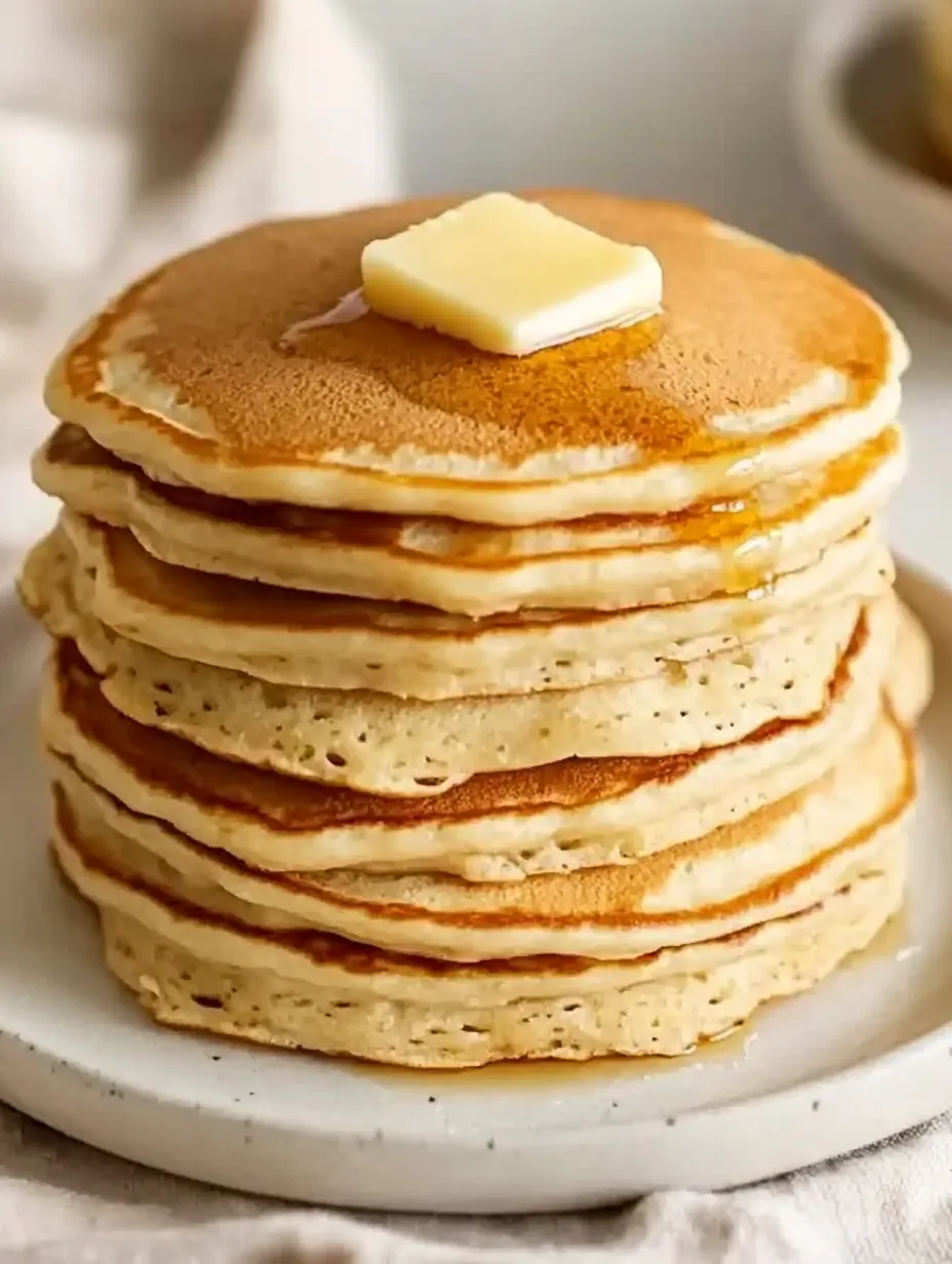 Fluffy Sourdough Pancakes with a Tangy Twist