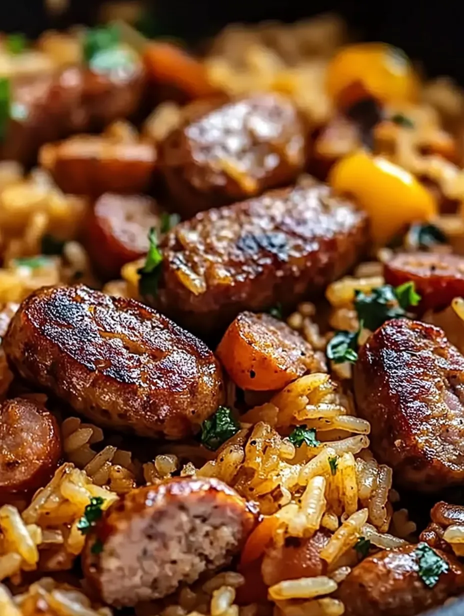 One-Pan Cajun Sausage and Rice Skillet