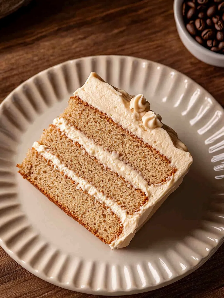 Moist and Fluffy Cappuccino Coffee Cake