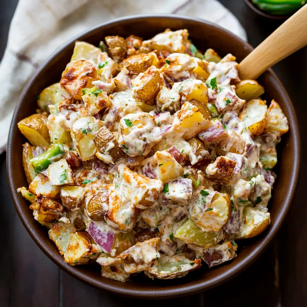 Jalapeno Popper Roasted Potato Salad