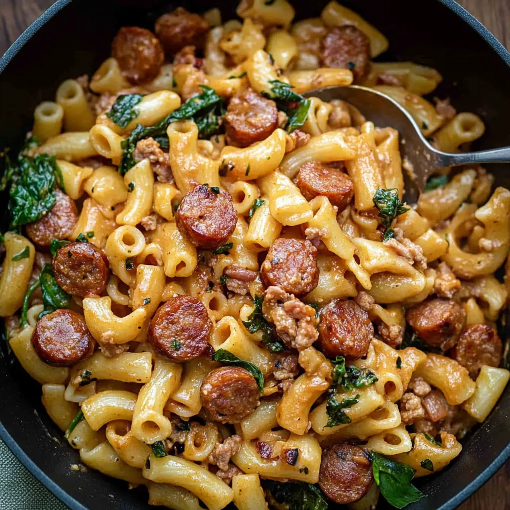 Tuscan Sausage Pasta