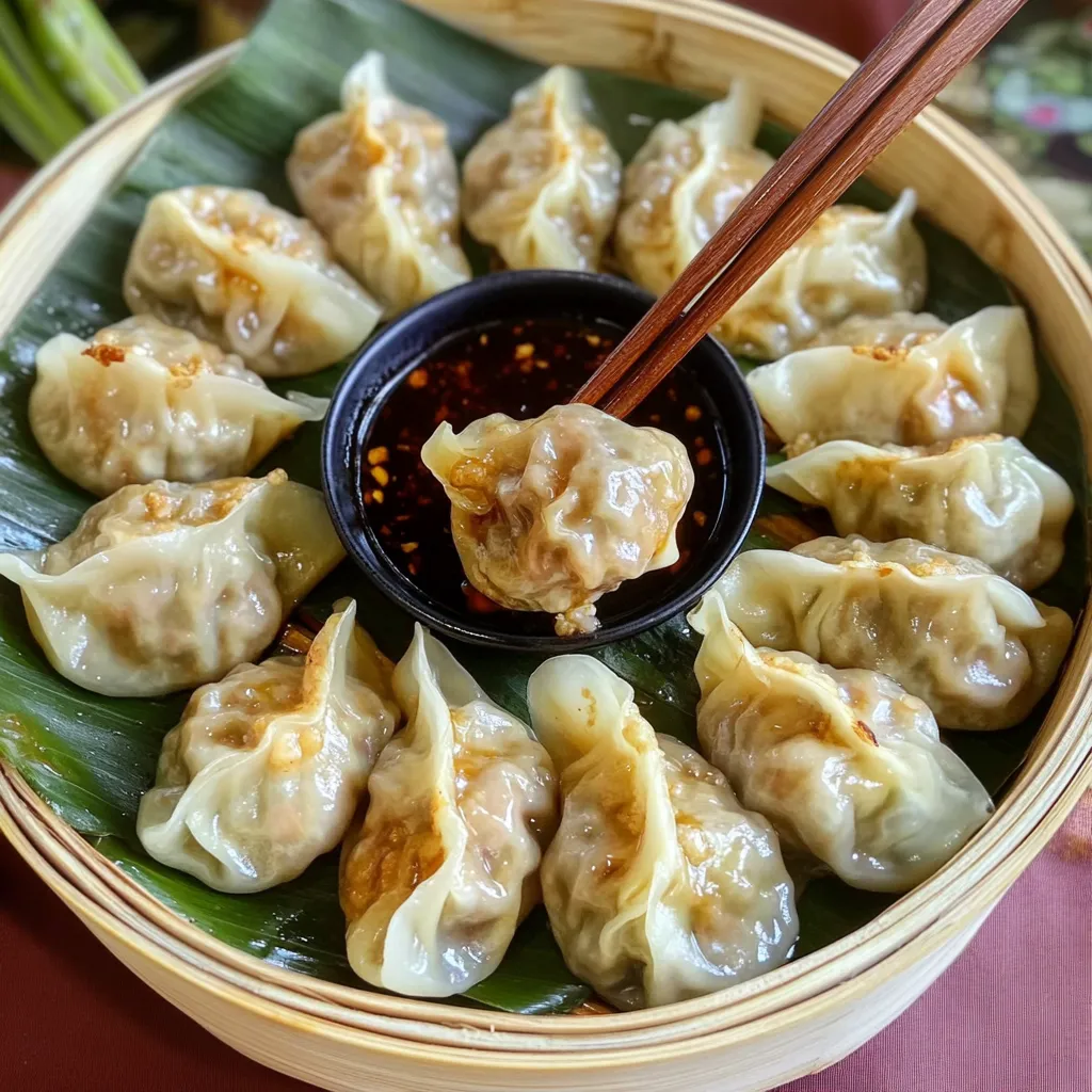 Kanom Jeeb (Thai Dumplings Recipe)