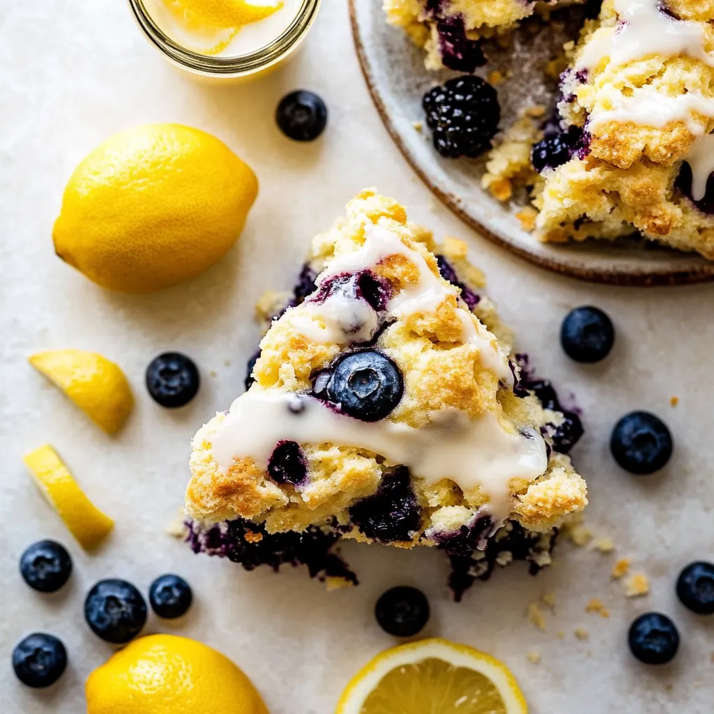 Lemon Blueberry Scones
