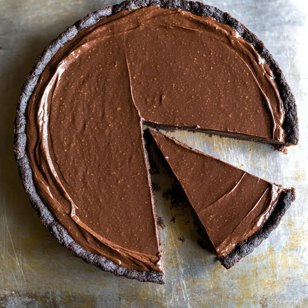 Chocolate Avocado Pie