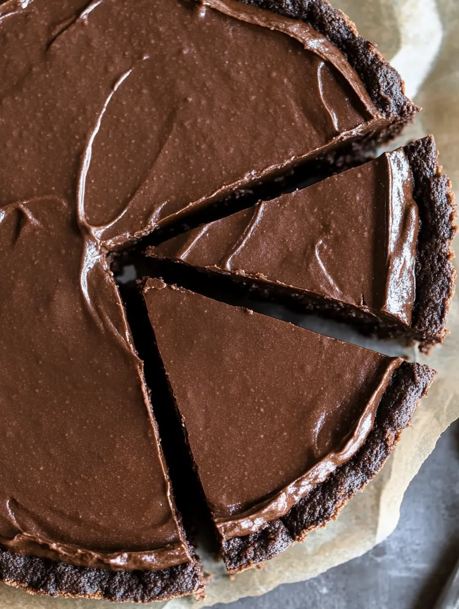 Silky No-Bake Chocolate Avocado Pie