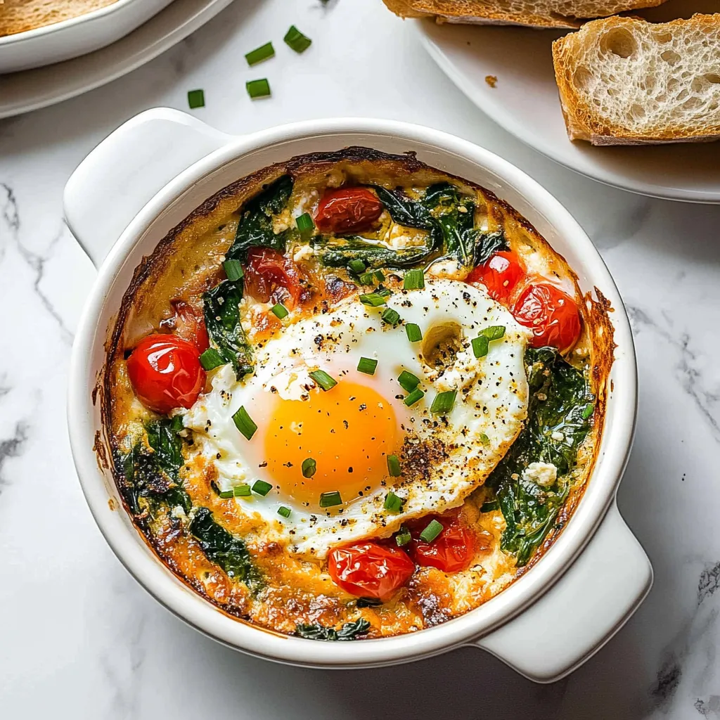 aked Feta Eggs