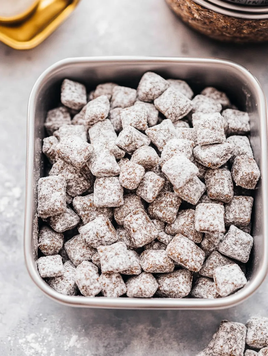 Classic Chocolate Peanut Butter Puppy Chow (Muddy Buddies)