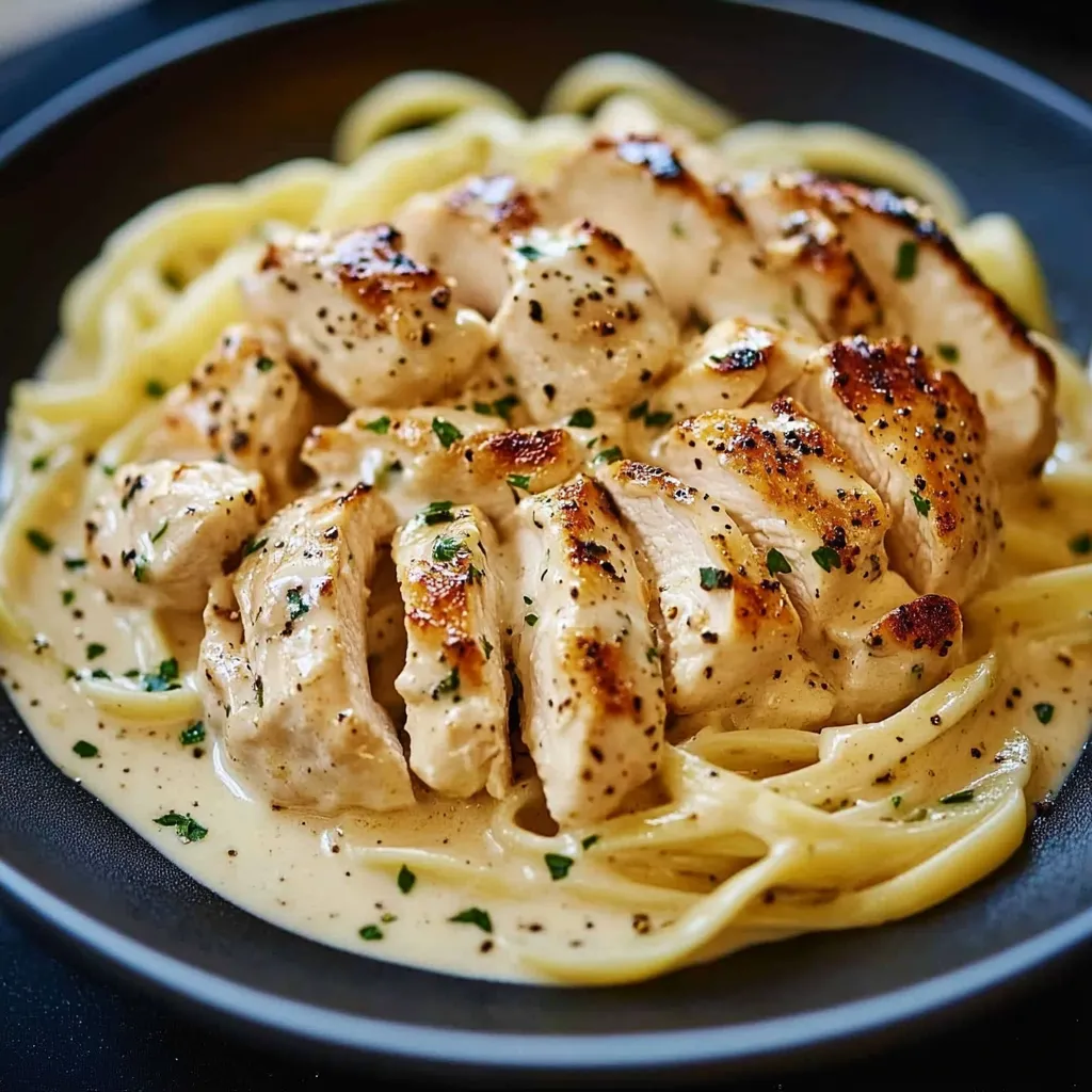 Keto Chicken Alfredo
