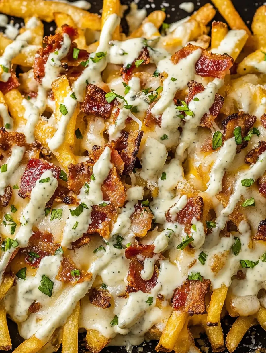 Loaded Bacon Cheese Fries