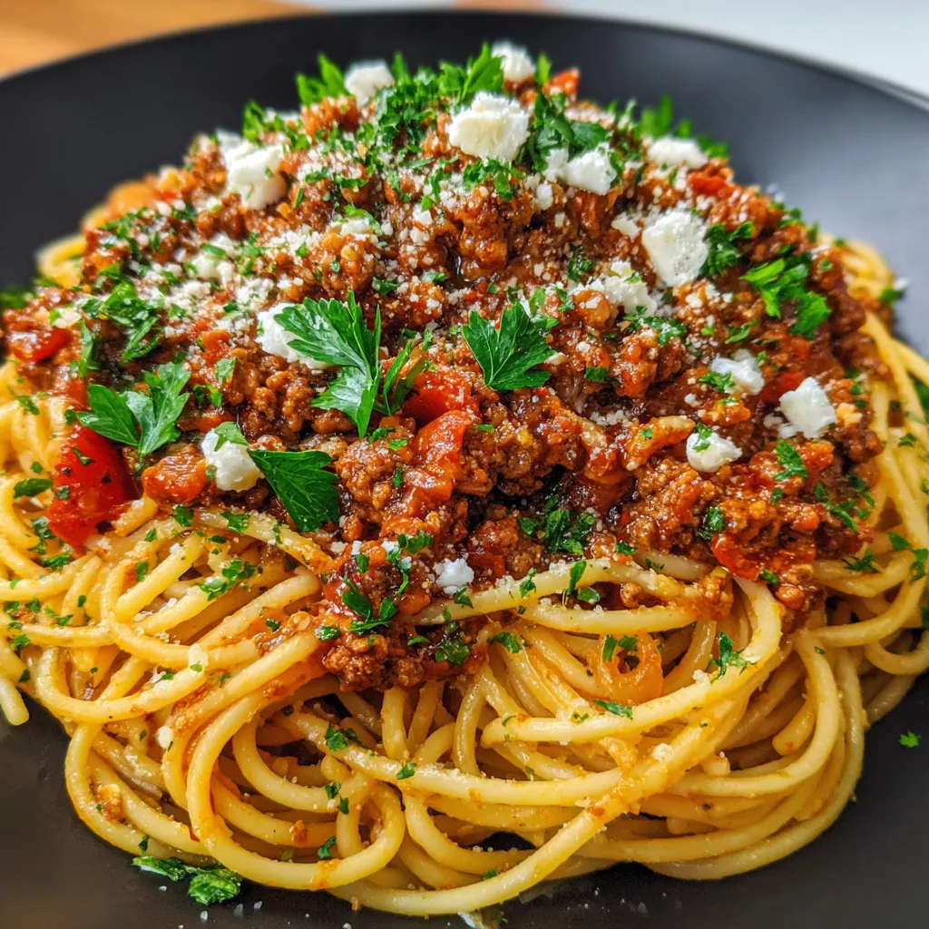 Greek Style Spaghetti