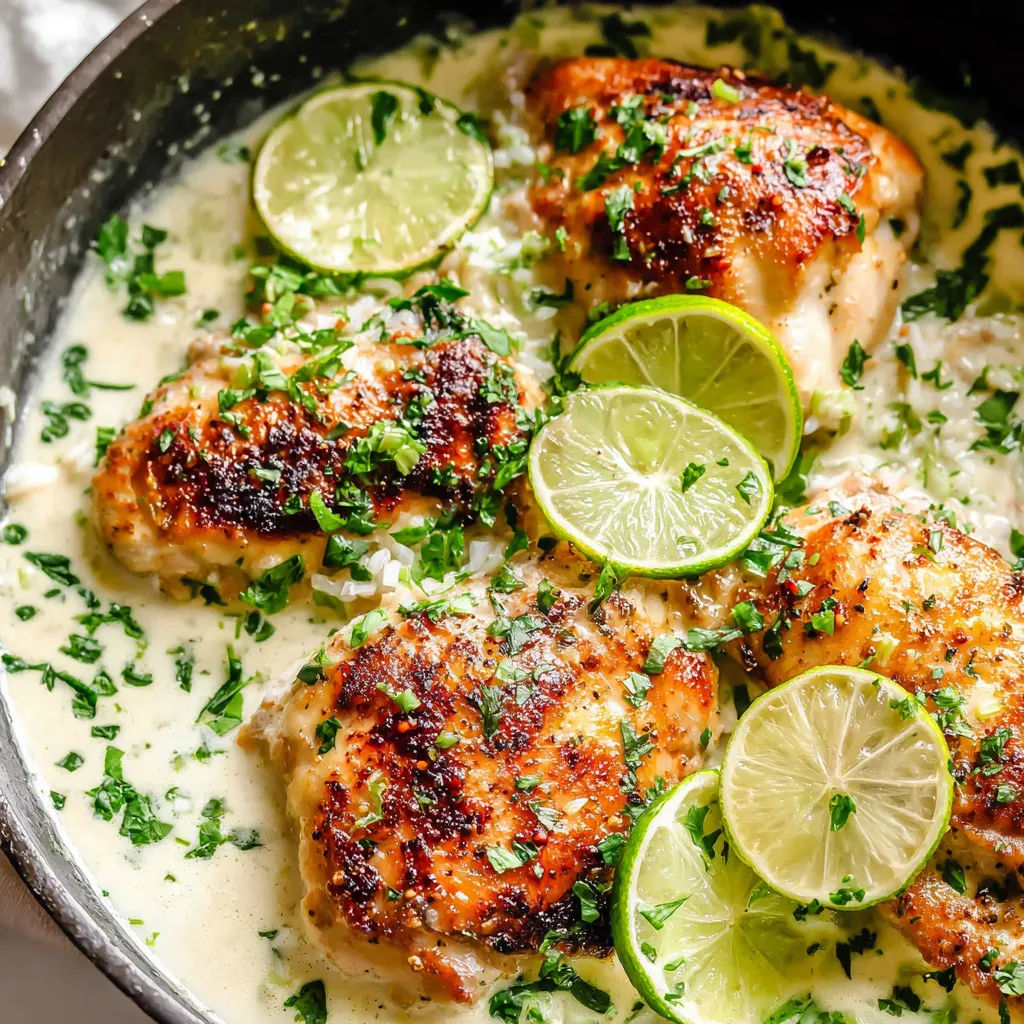 Creamy Coconut Lime Chicken