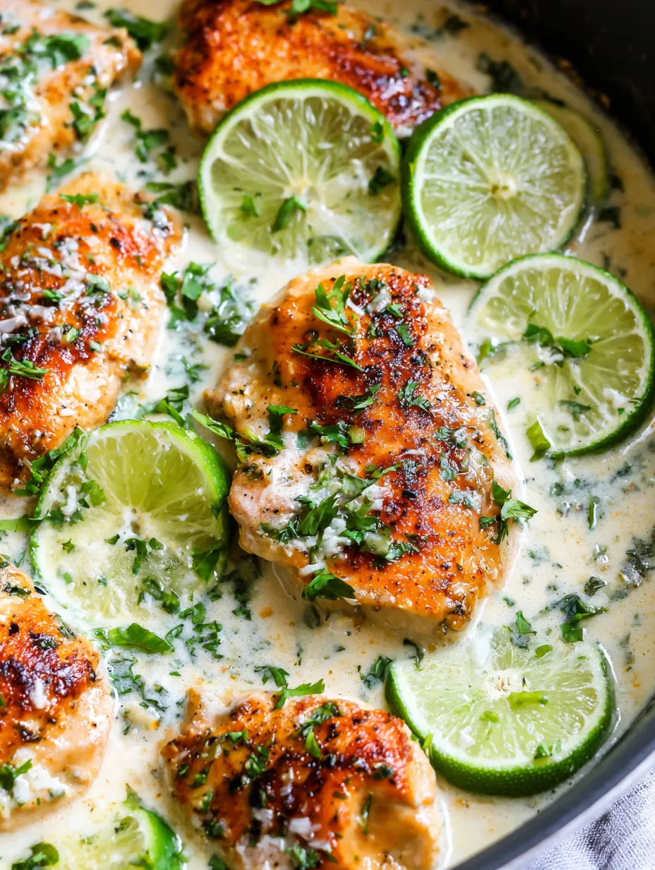 Creamy Coconut-Lime Skillet Chicken