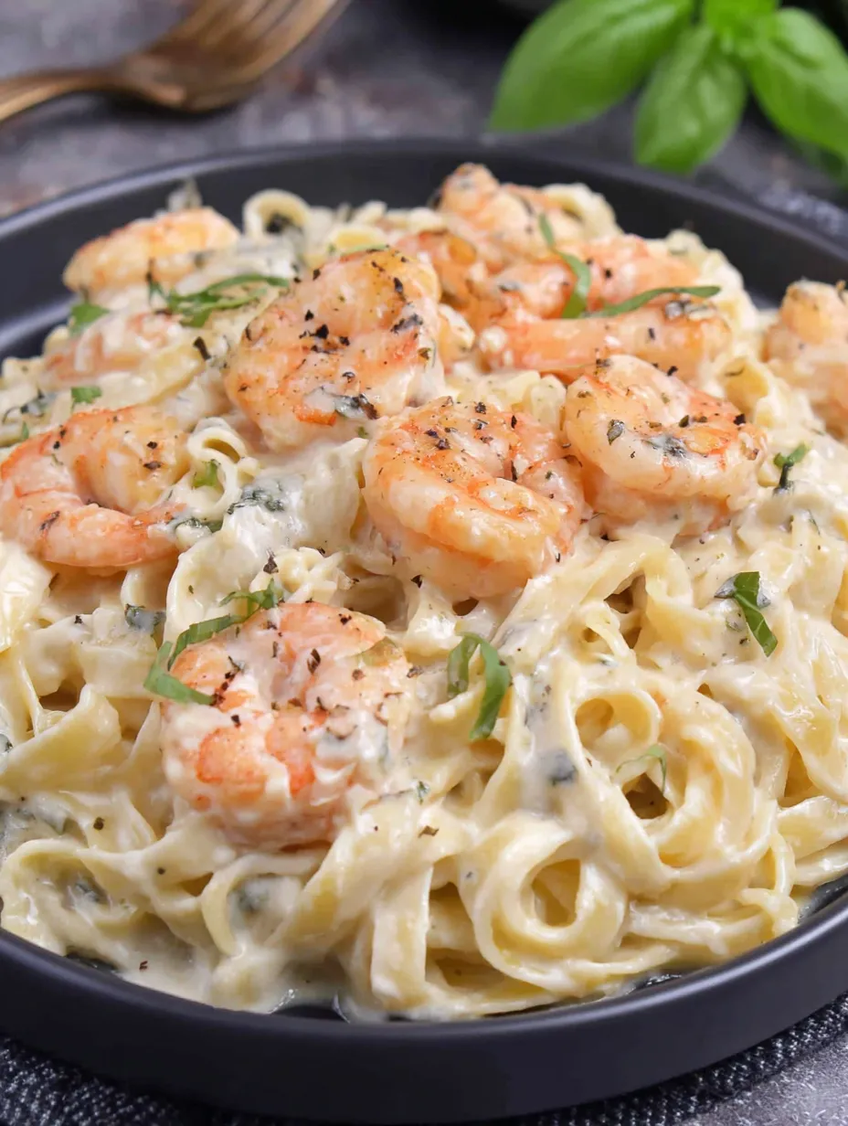 Shrimp Fettuccine Alfredo