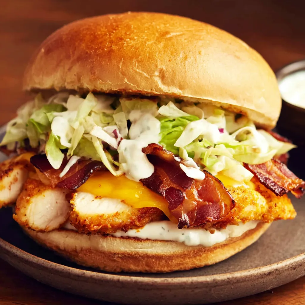 Chicken Bacon Ranch Sandwich Recipe