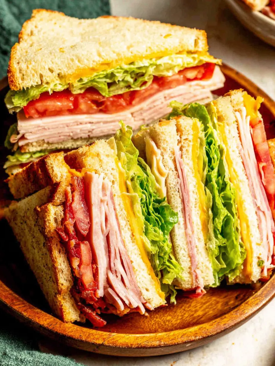 Classic Club Sandwich with Turkey, Bacon & Lettuce