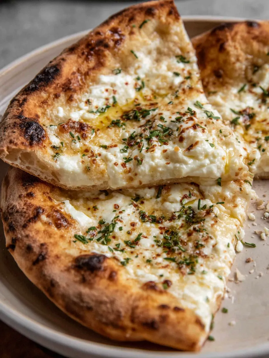 Classic Quattro Formaggi Pizza with Italian Cheeses