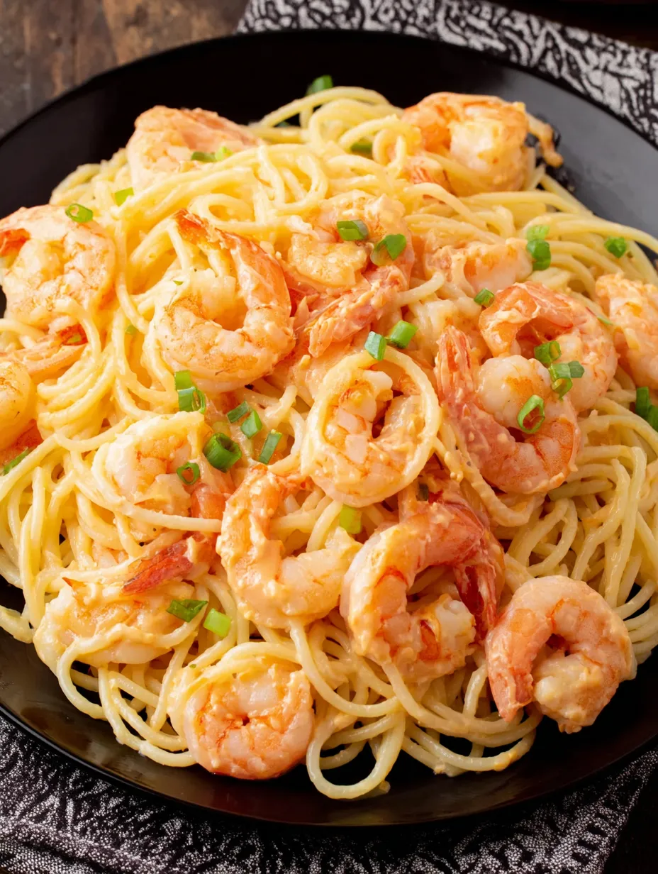 Spicy Shrimp Pasta with Bang Bang Sauce