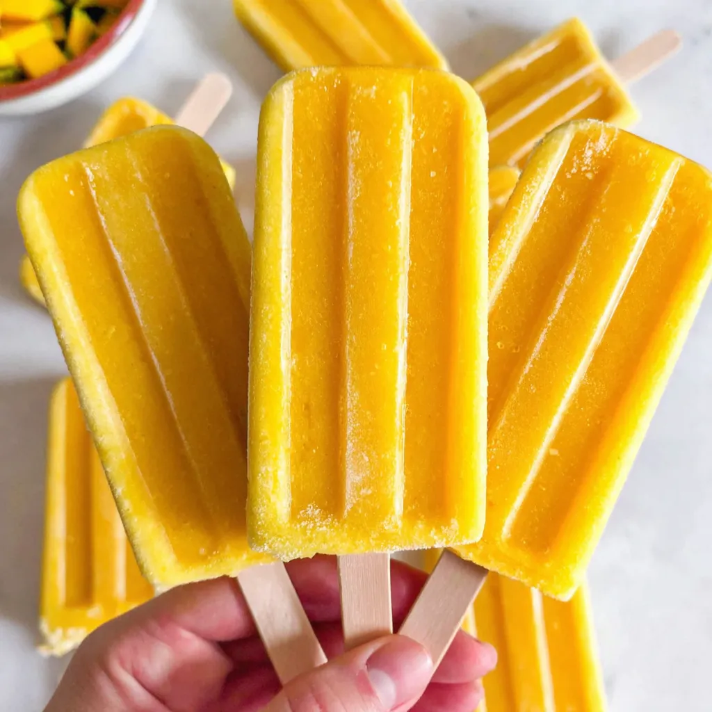 Mango Popsicles
