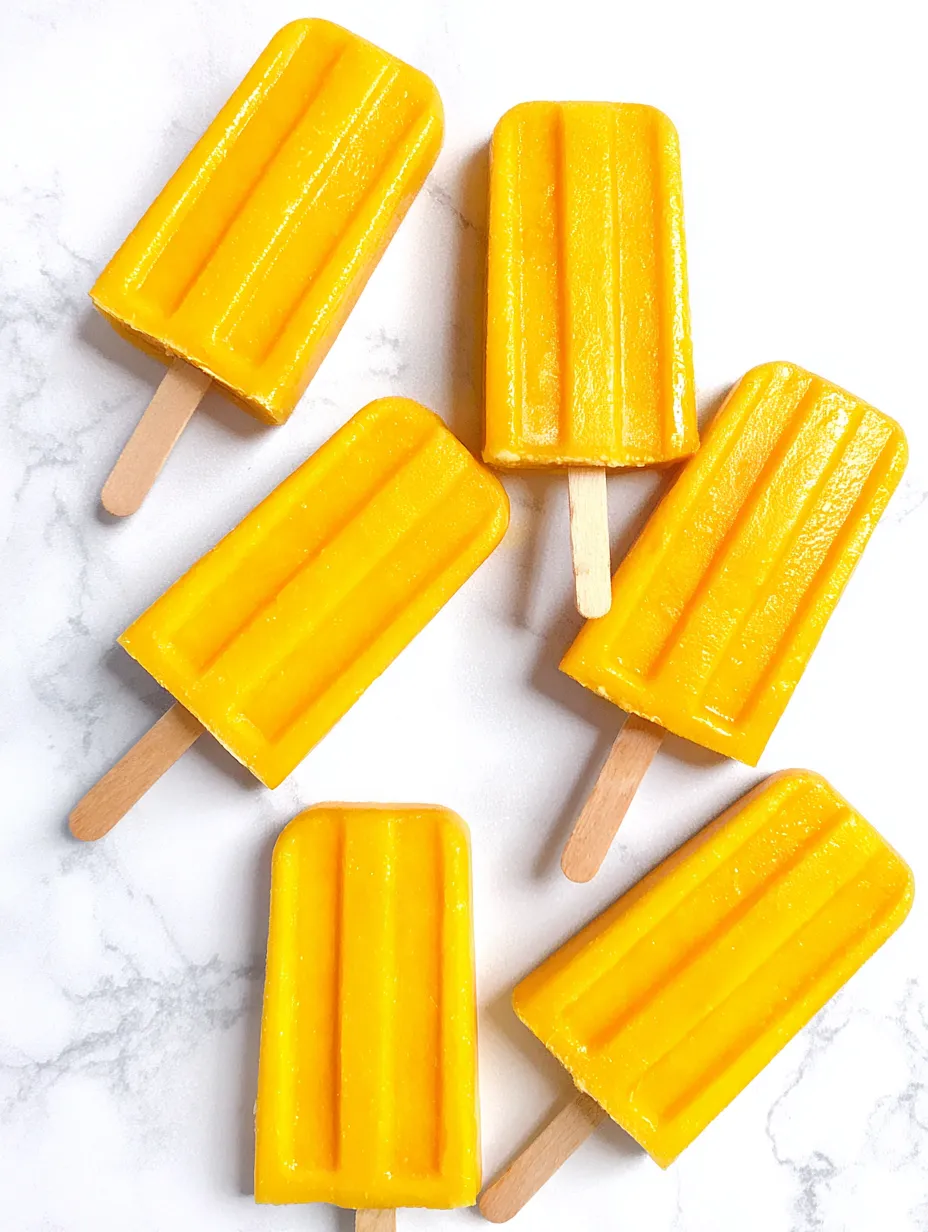 Fresh Mango Fruit Pops